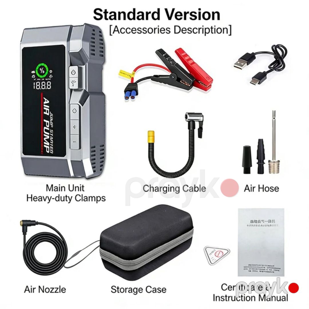 Mühərriki işə salan Jump Starter və təkər nasosu — Ehtiyat hissələri və aksesuarlar, Bakı (3)
