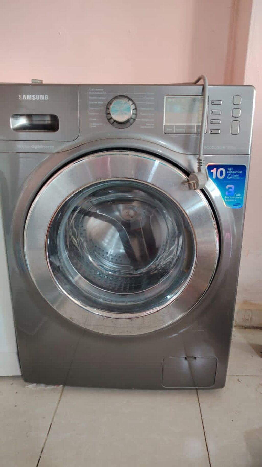 Paltaryuyan maşın Samsung, 6 kq, İşlənmiş, Avtomat, Qurutmasız — Paltaryuyan maşınlar, Sumqayıt