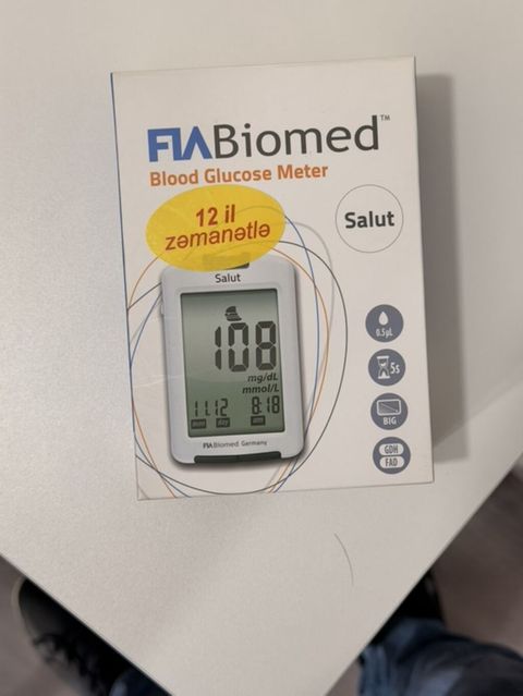 Mütləq Endirim Olacaqdır FIA Biomed “Salut” qan qlükoza ölçən — Bakı