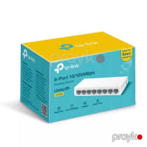 Desktop Switch TP-Link LS1008 — 8-portlu 10/100 Mbps