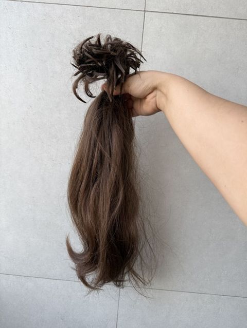 100% Ushaq saci tebii bir defe istifade olunub - Material: 100% insan — Bakı