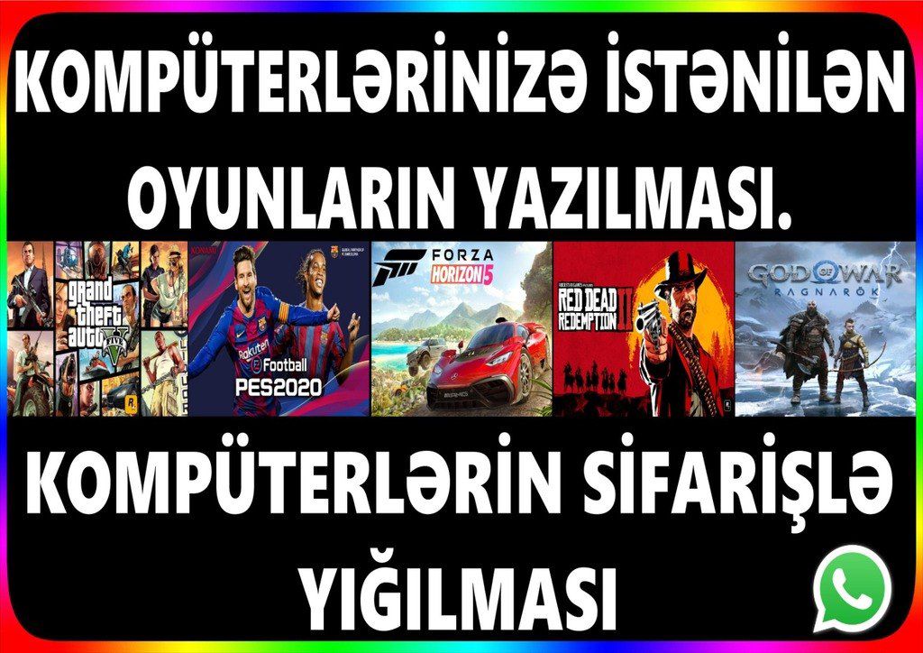 PC və noutbuklara oyunların yazılması — Elektronika, Bakı (11)