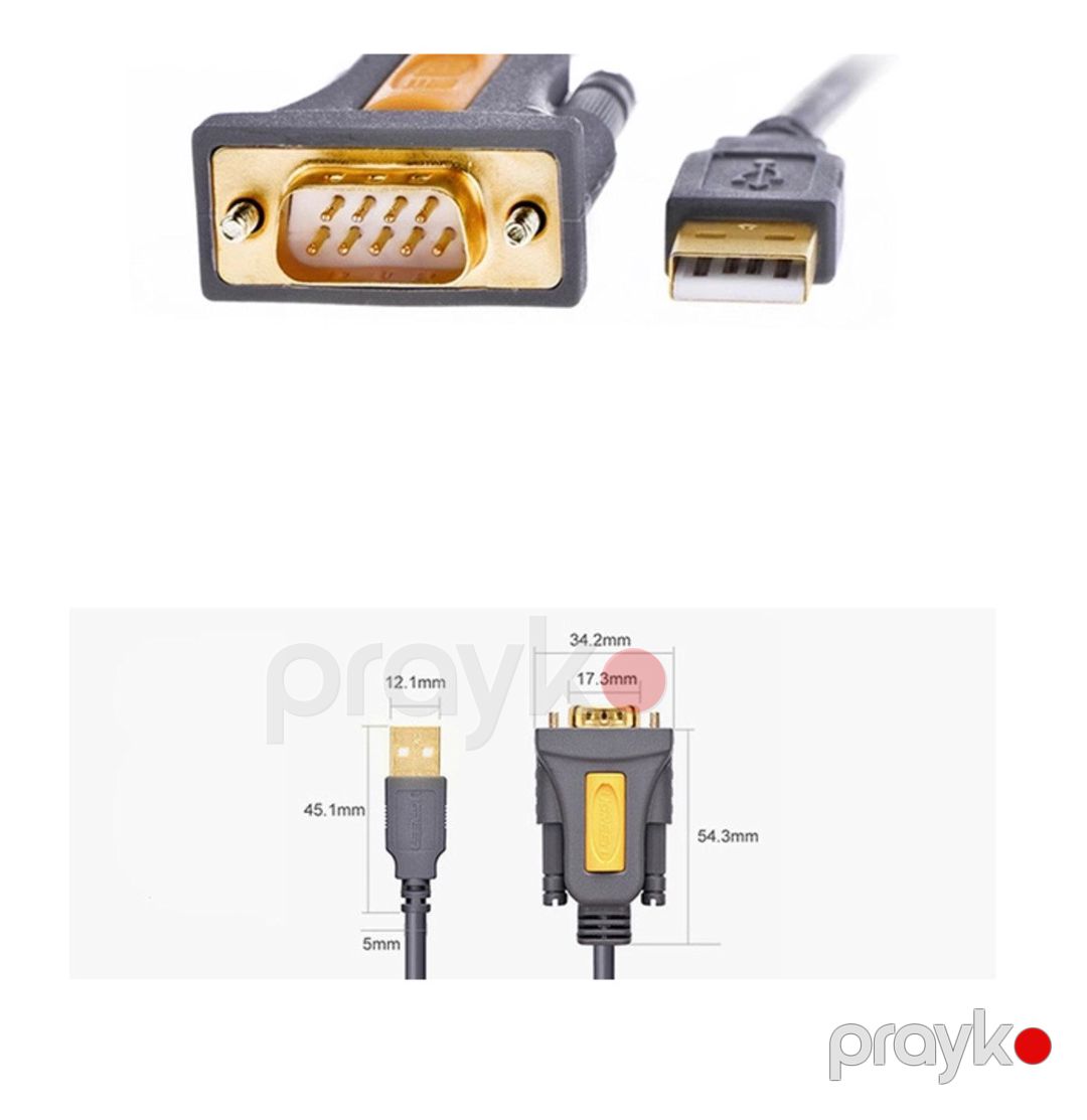 Comport kabel "Ugreen USB to DB9 RS-232 Adapter Cable" — Periferik cihazlar, Bakı (5)