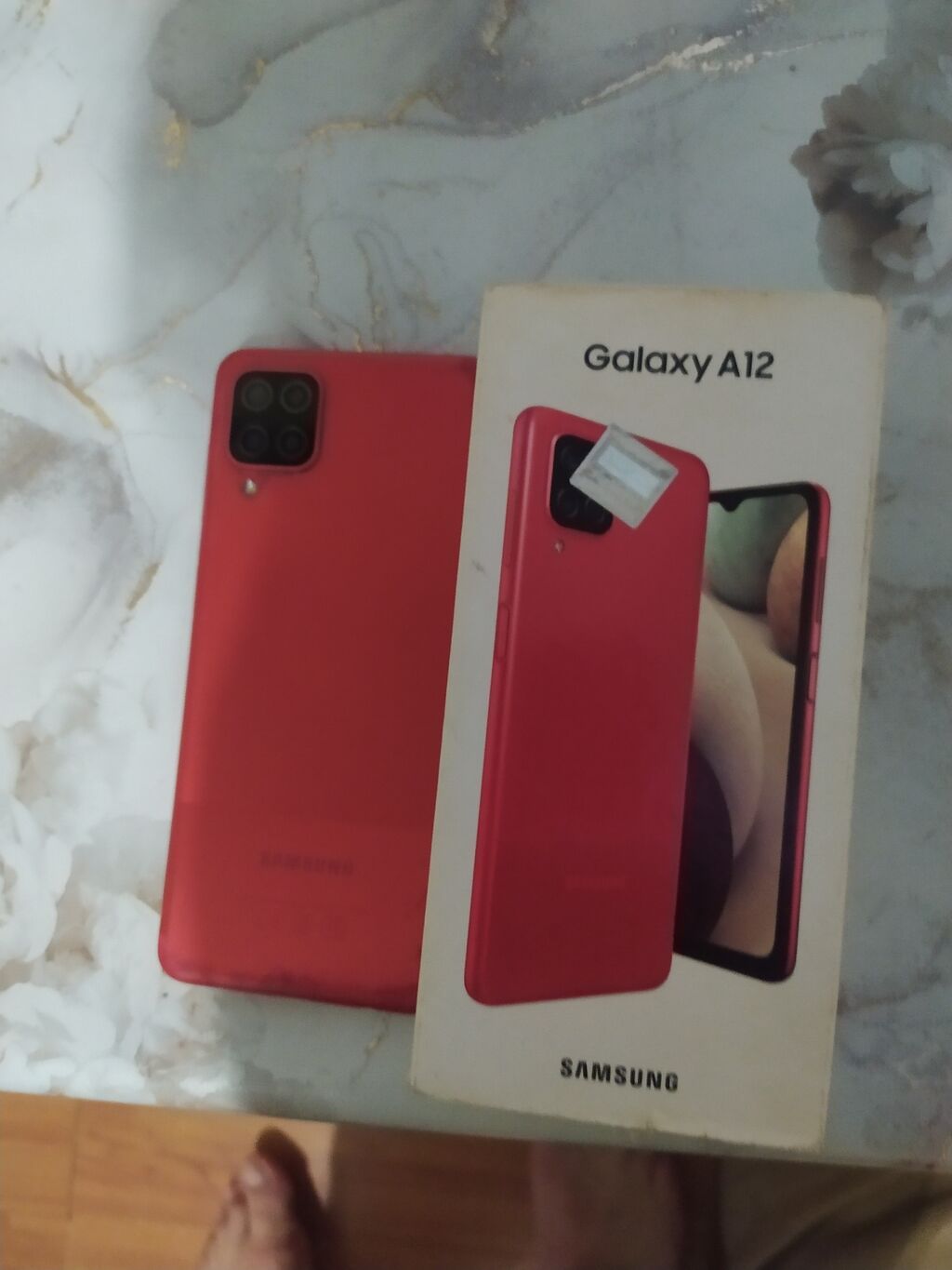 Samsung Galaxy A12, 32 GB, rəng - Qırmızı, İki sim kartlı — Samsung, Bakı (6)