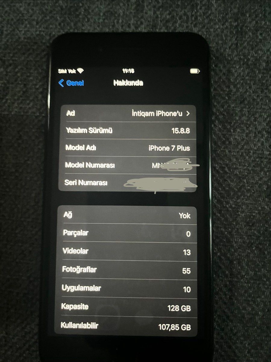 Apple iPhone 7 Plus Jet Black 128GB — Smartfonlar, Bakı (2)