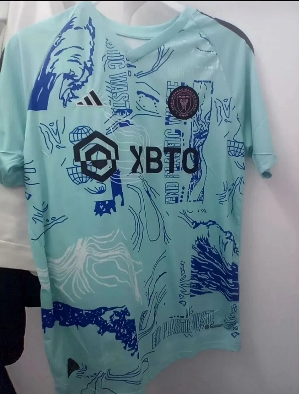 Futbolka, Adidas, M, rəng - Mavi — Futbolka və polo, Bakı (4)