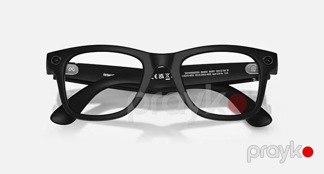 Ray-Ban Meta Wayfarer Gen 2 Matte Black / Transitions Grey — Səs texnikası, Bakı (6)