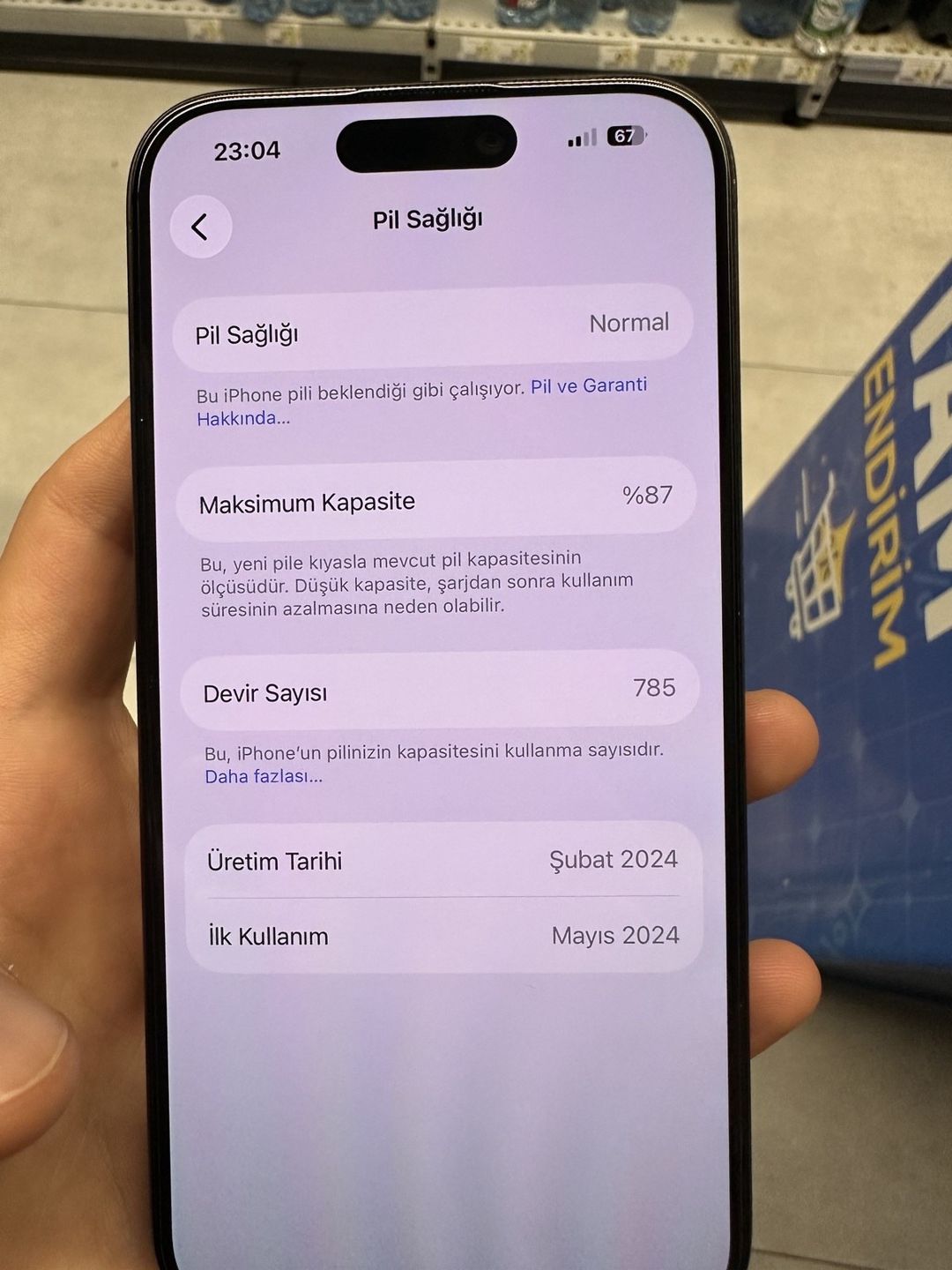 Apple iPhone 15 Pro Black Titanium 256GB/8GB — Smartfonlar, Bakı (7)