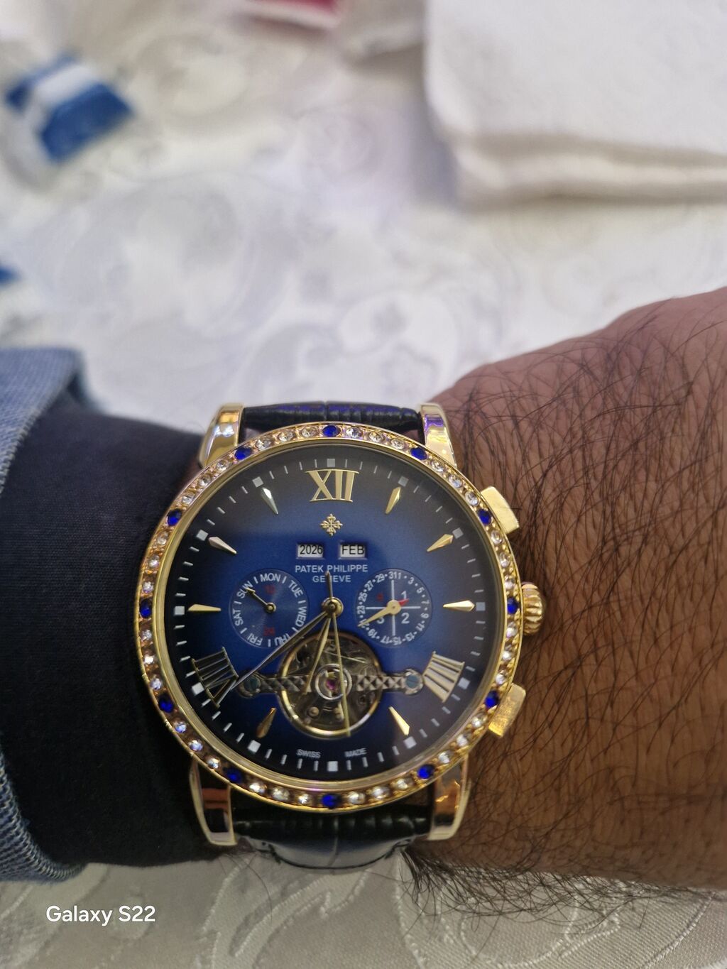 Yeni, Qol saatı, Patek Phillipe, rəng - Qızılı — Qol saatları, Masazır