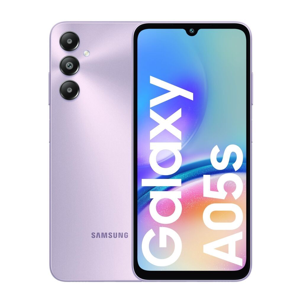 Samsung Galaxy A05s 128 GB bənövşəyi, barmaq izi skaneri — Samsung, Gəncə