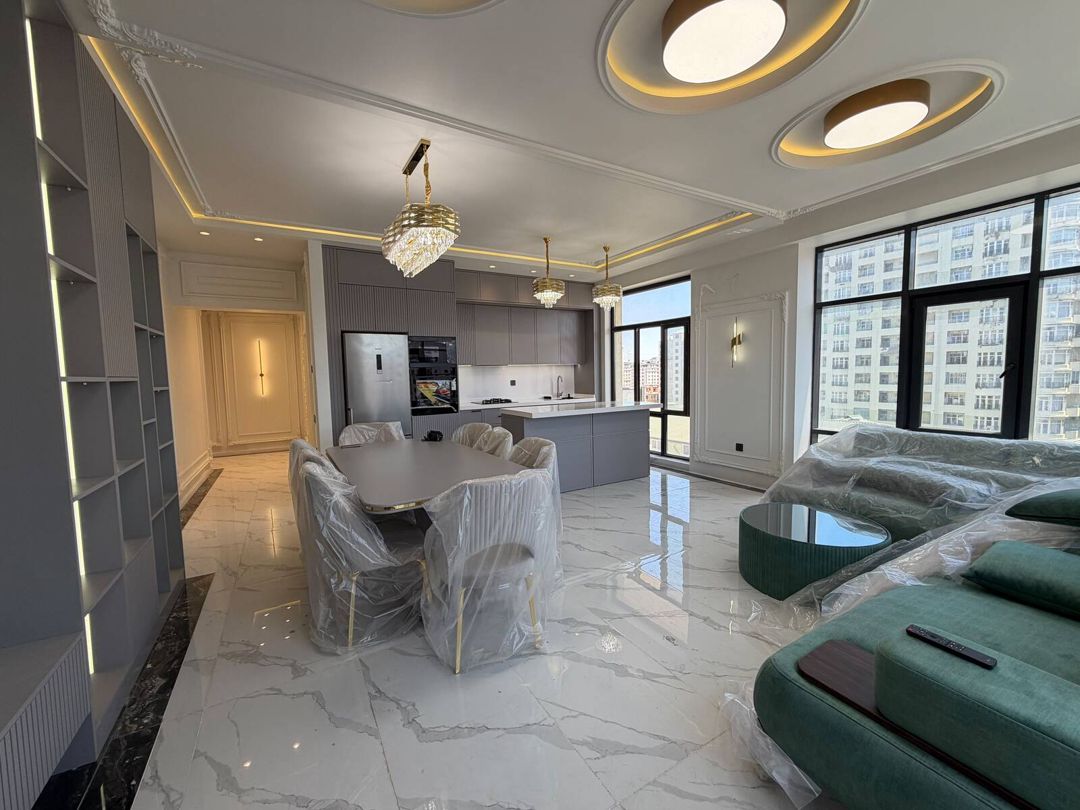 İcarəyə verilir 4 otaqlı yeni tikili 125 m² — Mənzil, Bakı (2)