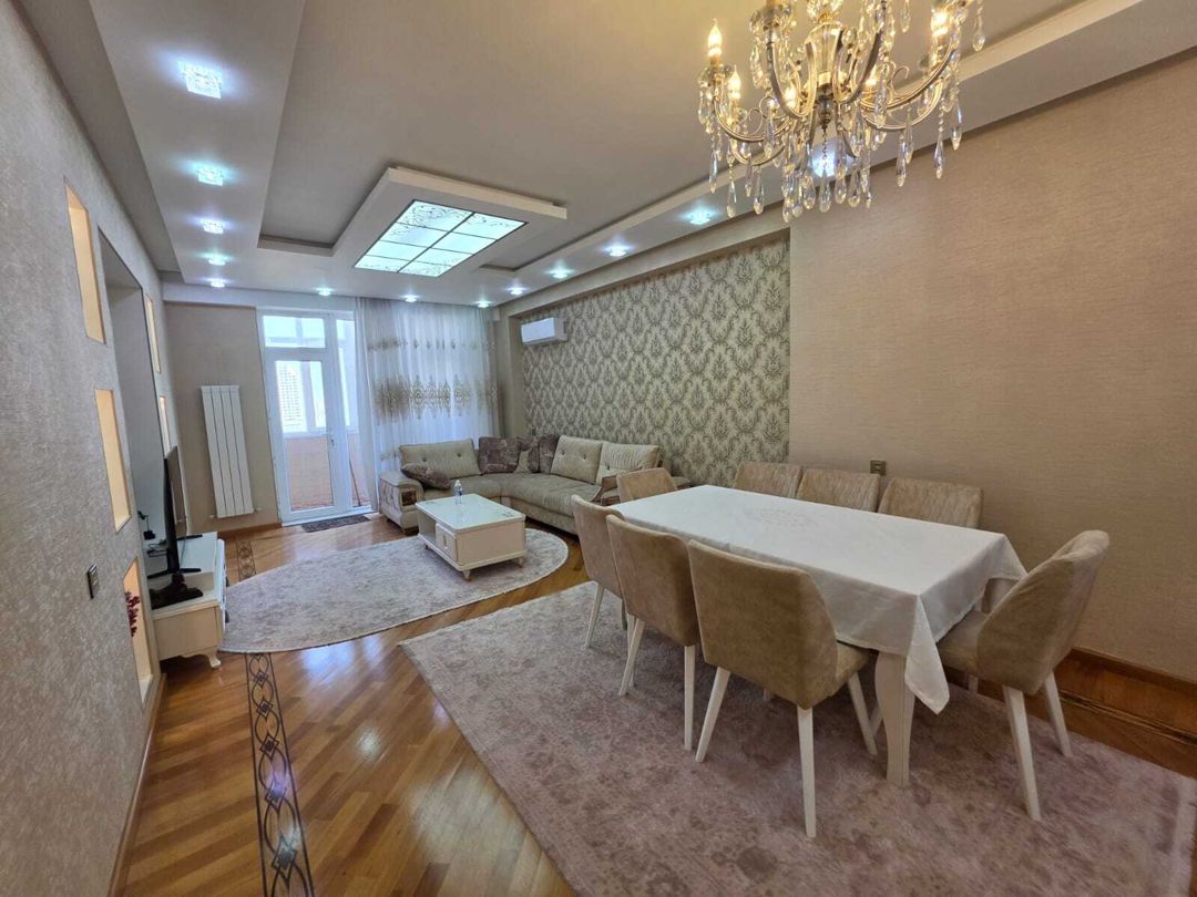 İcarəyə verilir 3 otaqlı yeni tikili 140 m² — Mənzil, Bakı (2)