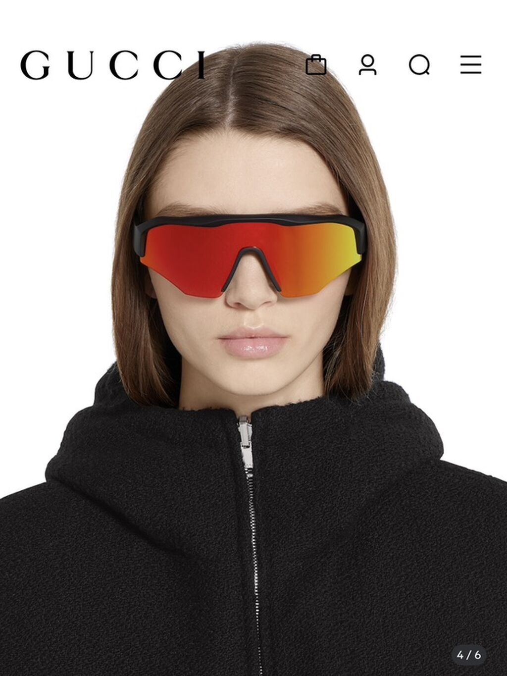Orginal Gucci eynək GG2017S kodlu. Rəsmi Gucci storede qiyməti 700 usd — Aksesuarlar, Bakı (7)