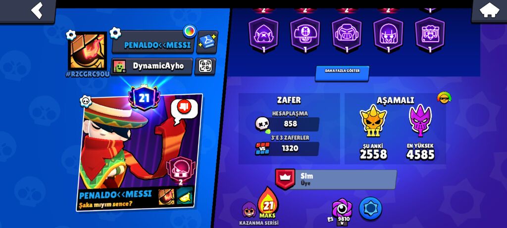 Brawl Stars hesabı – yüksək inkişaflı və zəngin kontentli - Kupa — Oyunlar, konsollər və proqramlar, Ceyranbatan (2)