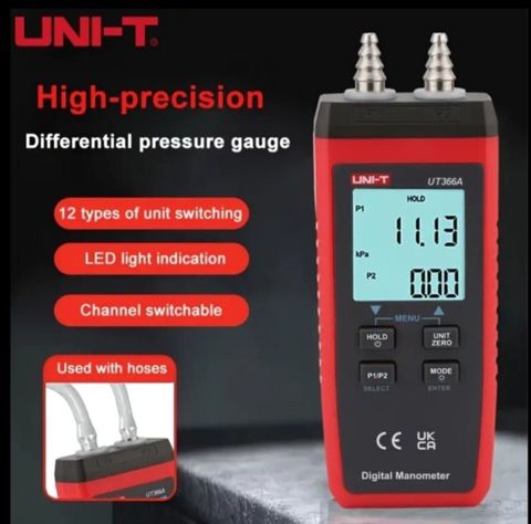 Diferensial manometr "Unı-t UT 366A" — Bakı