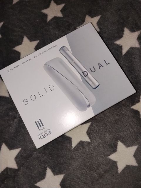 Lil Solıd Dual (Iqos təqdimatı) – tütün isidən cihaz Qutu tərkibi — Bakı