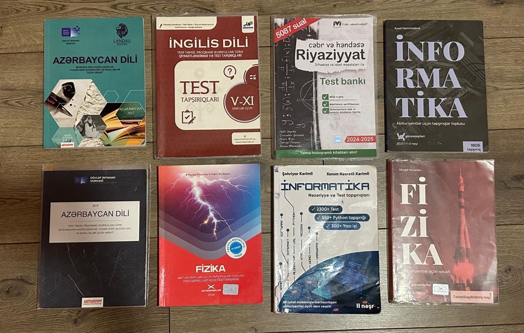 Test topluları və dərslikləri — Məktəb və təhsil malları, Bakı (7)