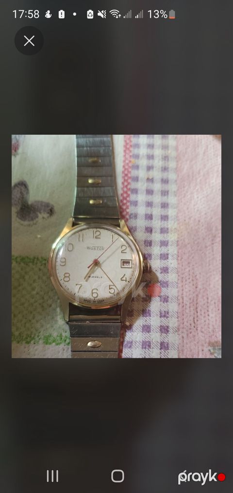 Vostok mexaniki qol saatı Ssri sovet istehsalı export variantı yazı