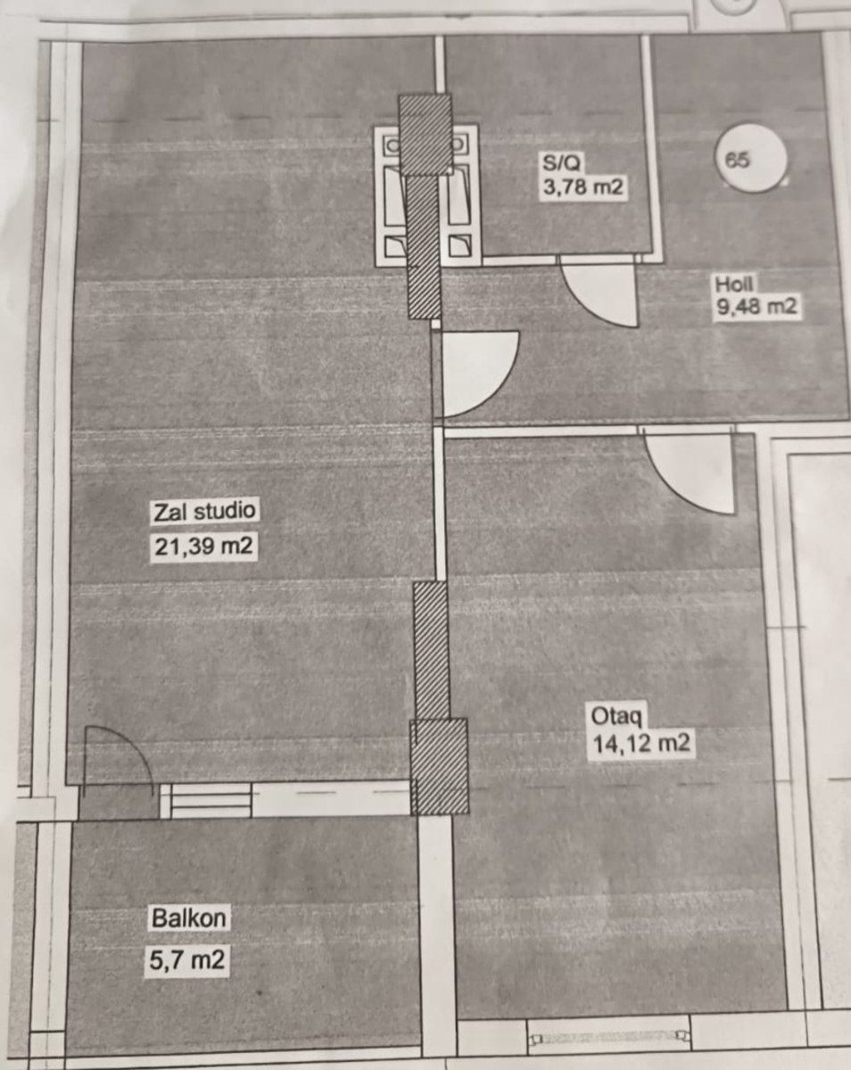 Satılır 2 otaqlı yeni tikili 65 m² — Mənzil, Bakı (7)
