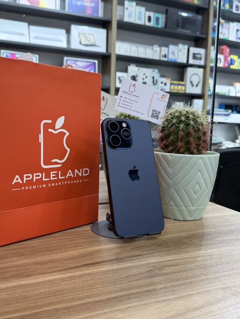IPhone 15 Pro Max, 256 GB, Blue Titanium, Simsiz şarj — Bakı