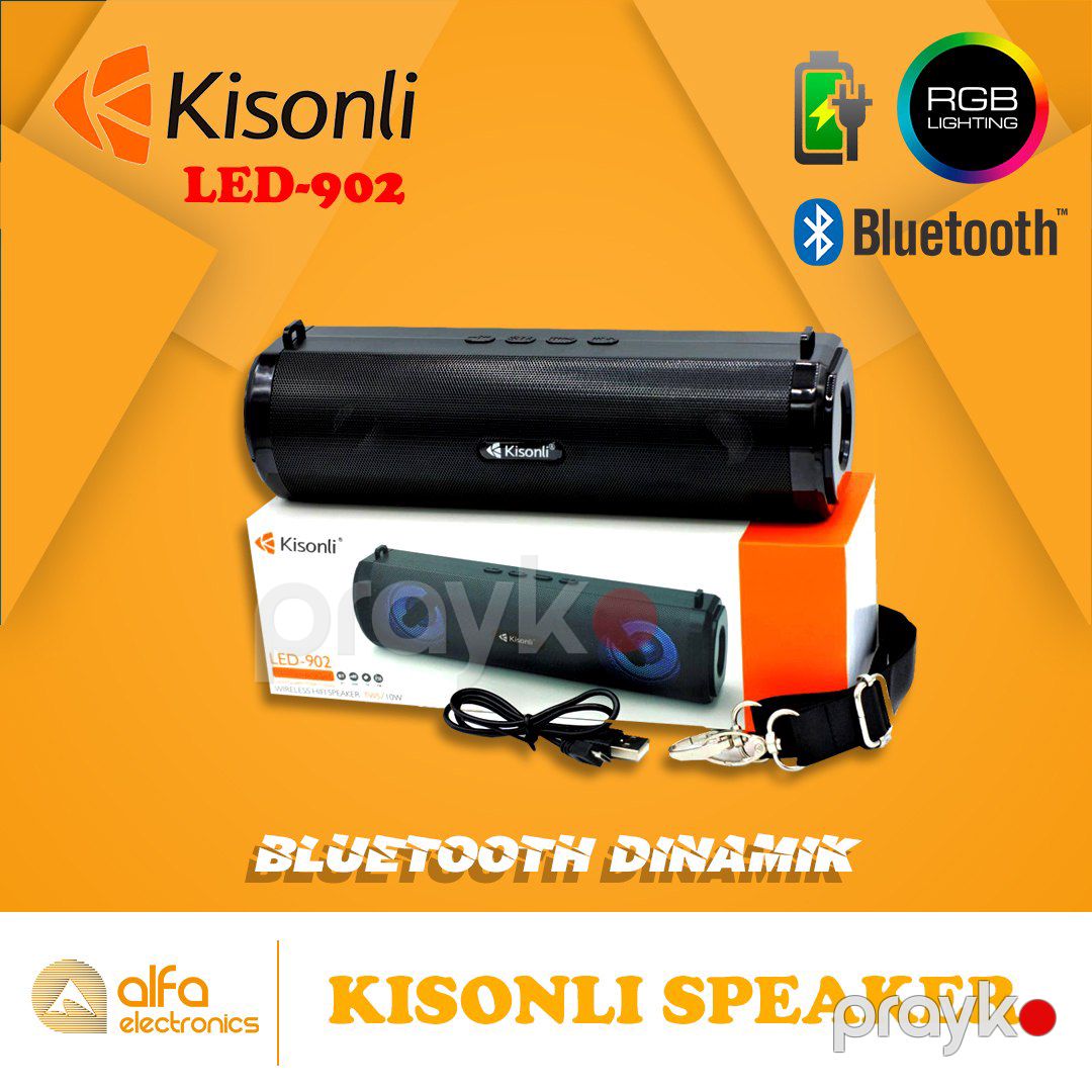 Bluetooth dinamik "Kisonli LED-902" — Səs texnikası, Bakı (5)