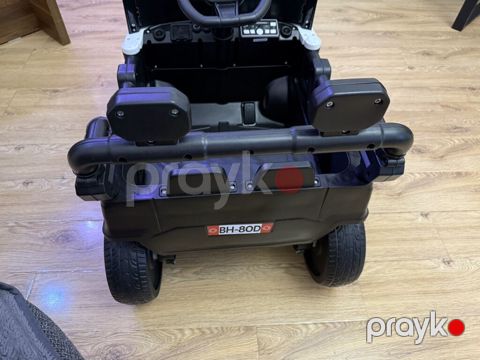Uşaq üçün elektrikli minik maşını – BH-80D modeli - Korpus: ağ-qara — Güzdək