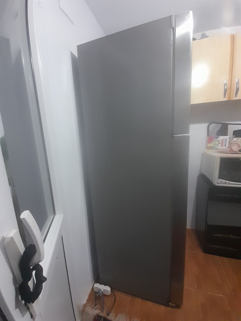 İşlənmiş 2 qapılı Whirlpool Soyuducu Satılır, rəng - Gümüşü, Dispenserli — Soyuducular, Bakı (2)