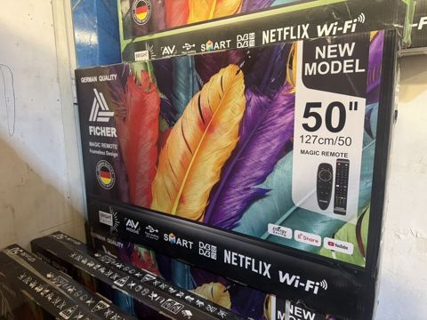 Fıcher smart televizorlar Ölçülər: - 32" (81 sm). 220 - 43" (109 sm) — Bakı