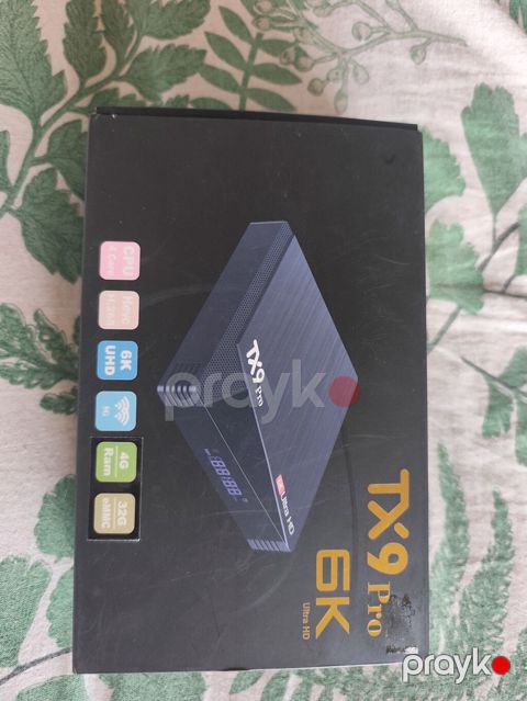 TX9 Pro 6K Ultra HD Android TV Box Ekran: 6K Ultra HD çıxış dəstəyi — Astara