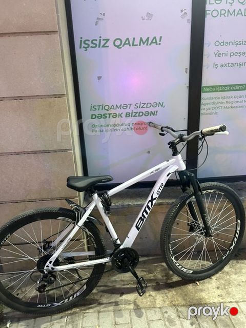 BMX GTR dağ velosipedi - Rəng: ağ-qara - Çərçivə: yüngül lehimli, BMX — Bakı