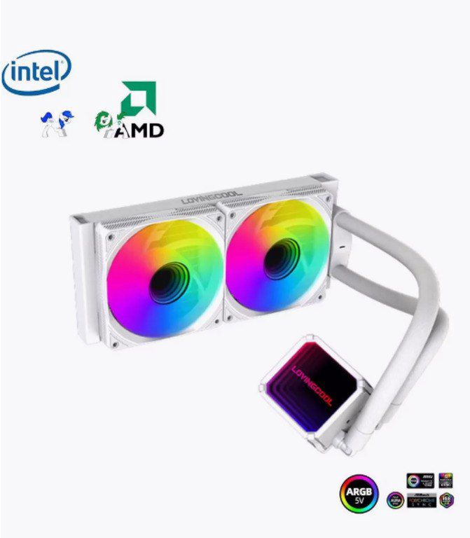 Argb Cpu Kuler LovingCool LC-B240-K 240 White" — Kompüterlər və noutbuklar, Bakı (3)
