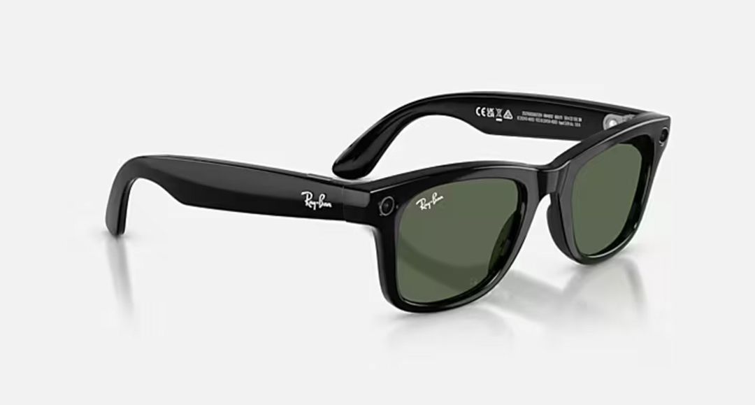 Ray-Ban Meta Wayfarer Gen 2 – Shiny Black / G15 Green — Elektronika, Bakı (3)