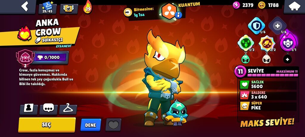 Brawl Stars oyun hesabı - Kupa yolu: 62,942 - Savaşçılar: 105/106 — İdman, hobi, istirahət, Bakı (9)
