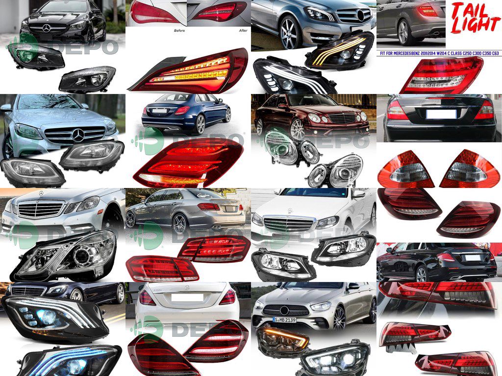 "Mercedes" fara və stop işıqları — Ehtiyat hissələri və aksesuarlar, Bakı (4)