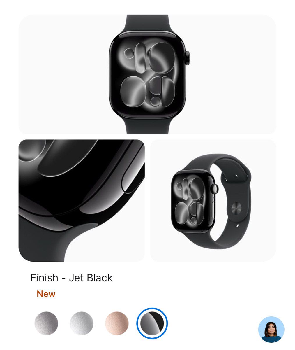 Apple Watch Series 11 Aluminum Rose Gold 42mm — Ağıllı saatlar və biləkliklər, Bakı (2)
