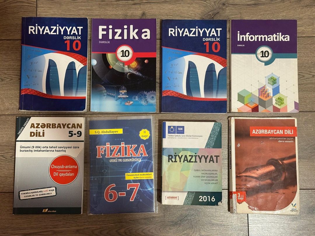 Test topluları və dərslikləri — Məktəb və təhsil malları, Bakı (4)