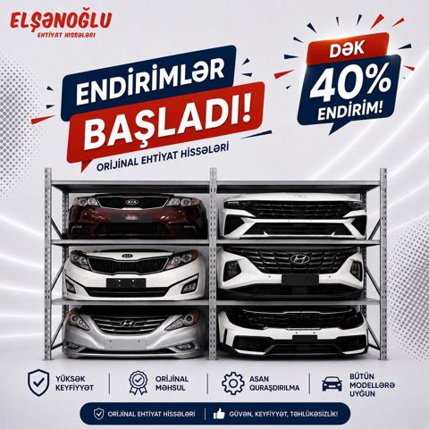 "Hyundai, Kia" ehtiyat hissələri — Bakı