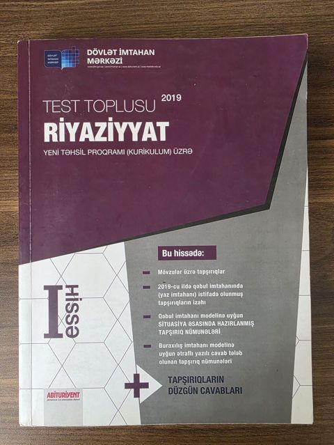 Məhsul: “Test Toplusu – Riyaziyyat (Yeni Təhsil Proqramı – Kurikulum — Bakı