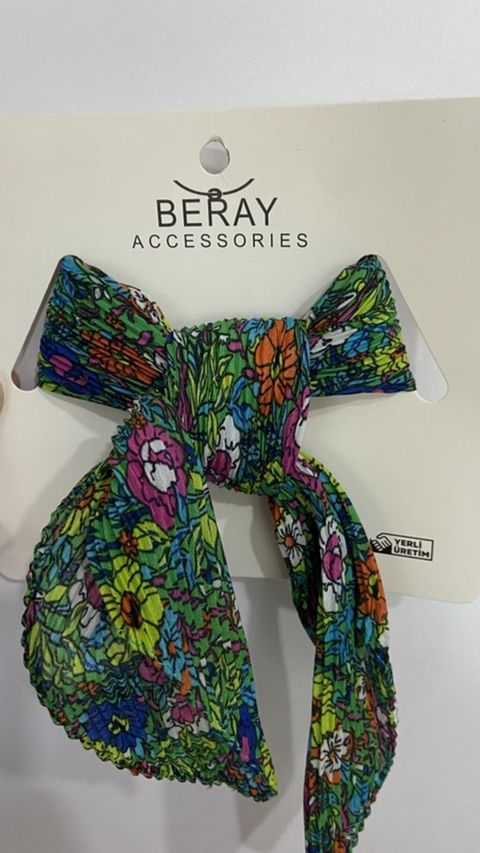 Beray Accessories saç üçün bant/bağ – çiçəkli naxışlı - Brend: Beray — Sumqayıt