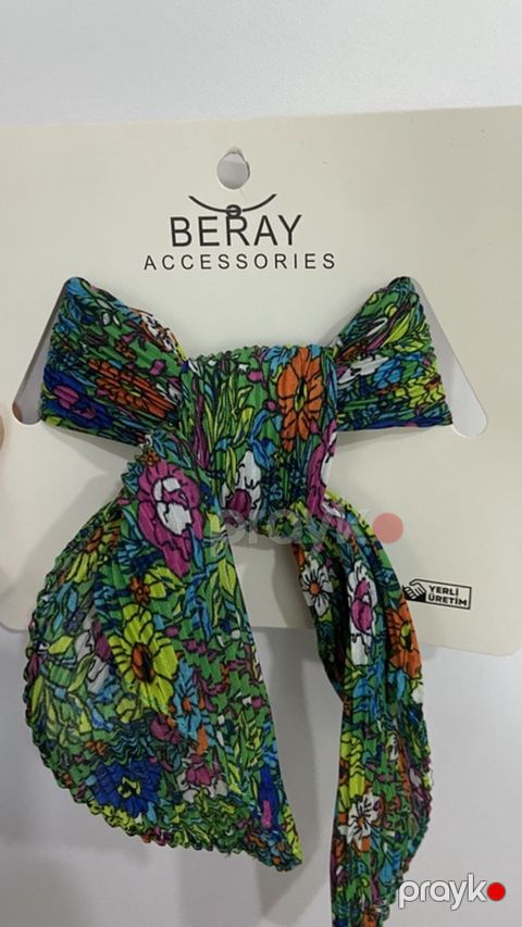 Beray Accessories saç üçün bant/bağ – çiçəkli naxışlı - Brend: Beray — Sumqayıt