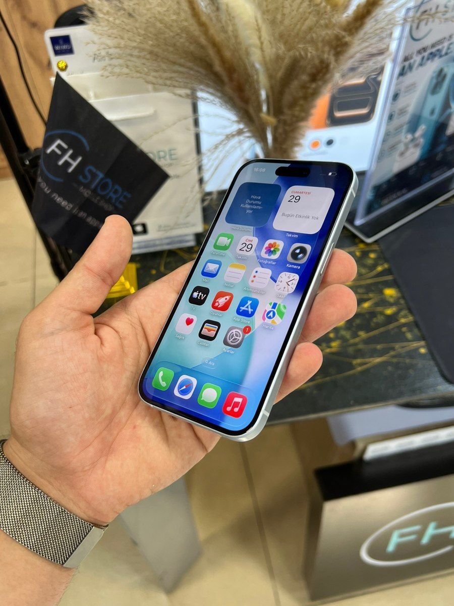 Apple iPhone 15 Blue 128GB/6GB — Smartfonlar, Bakı (10)