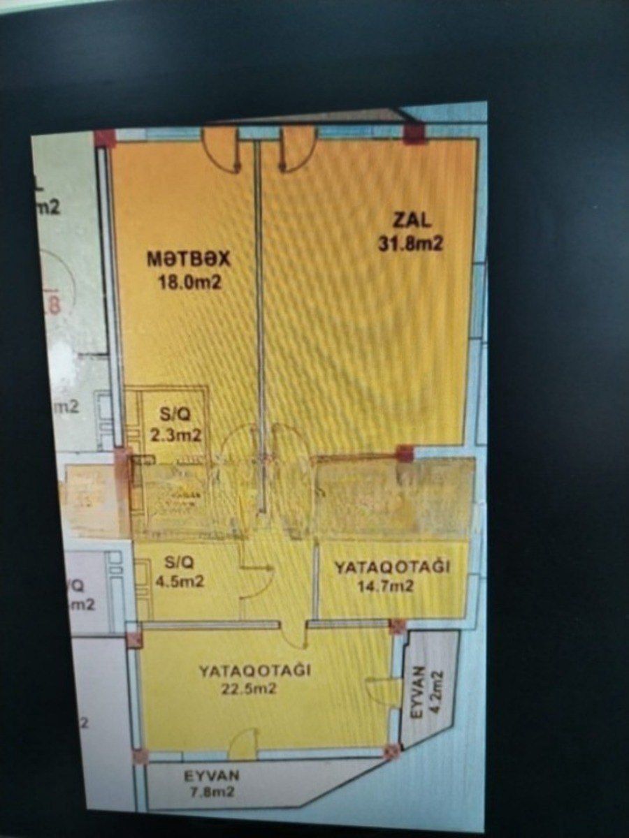 Satılır 3 otaqlı yeni tikili 128 m² — Mənzil, Bakı (2)