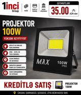 LED Proyektor MAX 100W – yüksək keyfiyyətli işıqlandırma həlli — Smart home