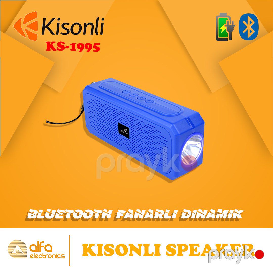 "Kisonli Ks-1995" fənərli radio bluetooth dinamik — Səs texnikası, Bakı (5)