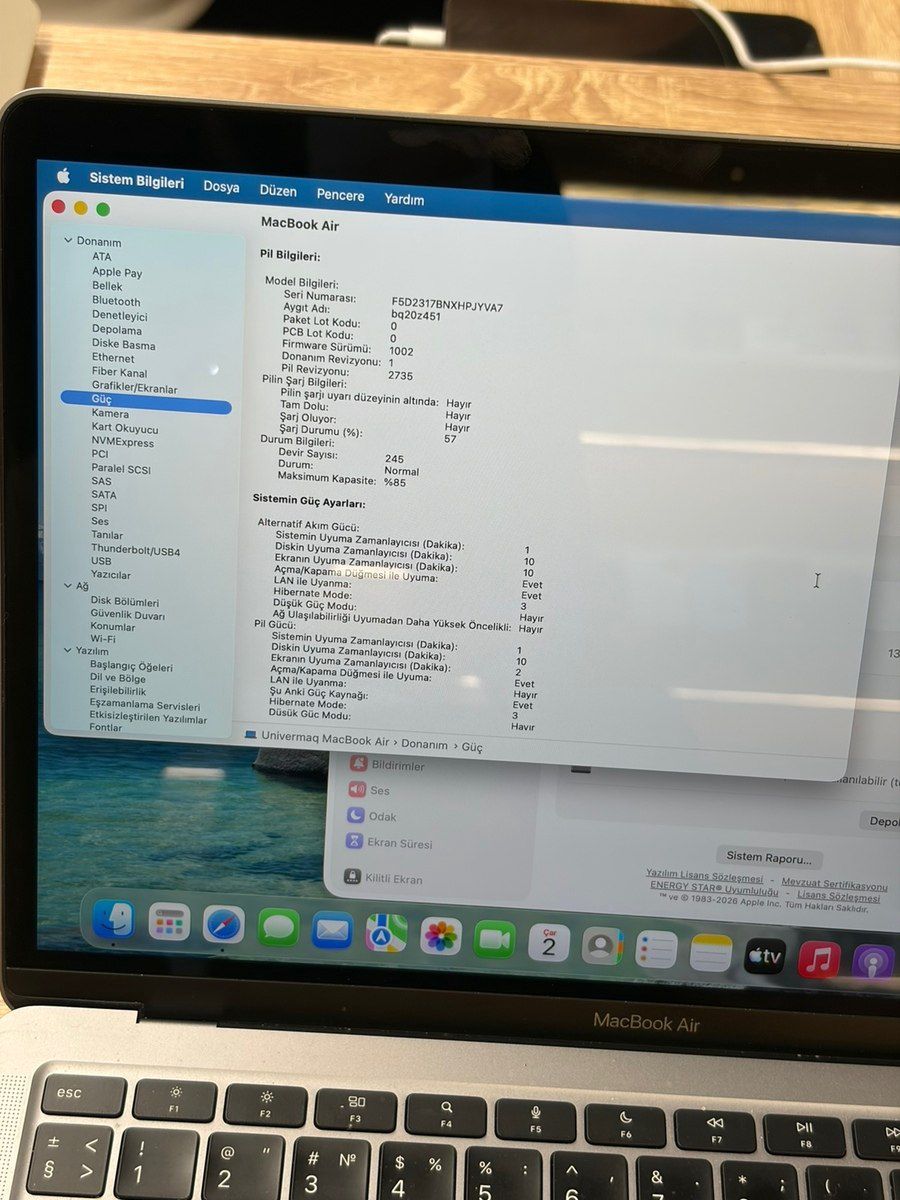 MacBook Air M1 8/256 Space Gray — Noutbuklar, Bakı (4)