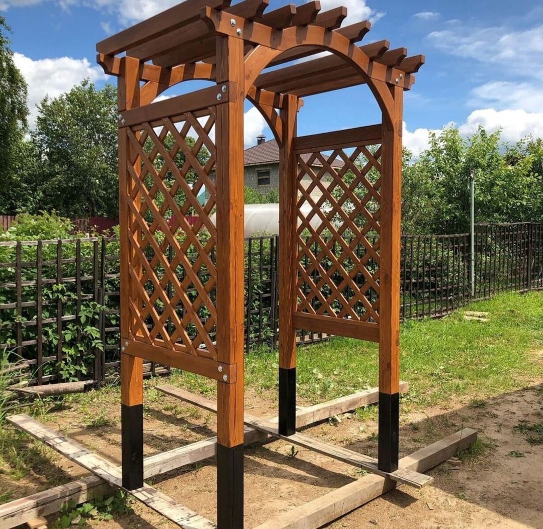 Dekorativ pergola — Dacha və bağ, Bakı (2)