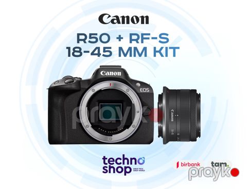 Fotoaparat "Canon R50 + RF-S 18-45 mm KIT"