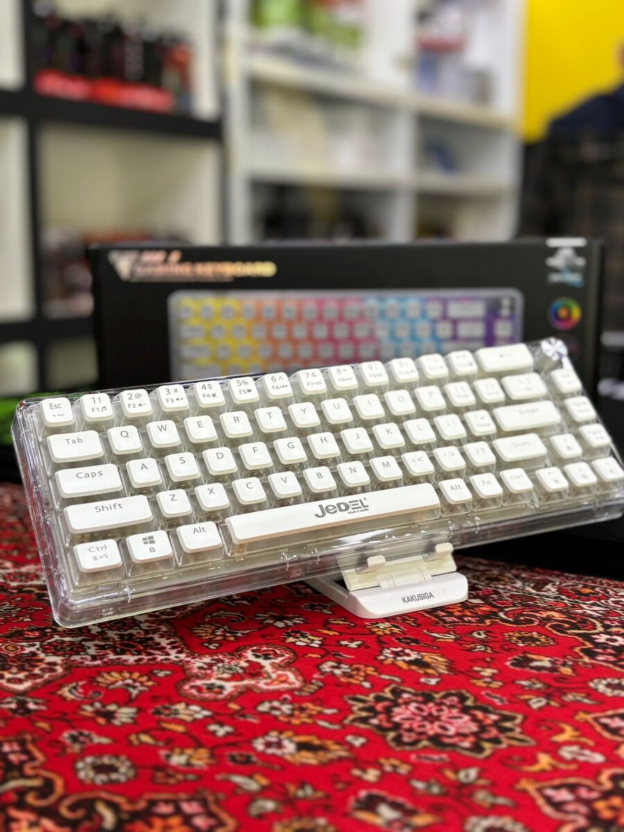 Jedel KL150 Şəffaf Mexaniki klaviatura — Elektronika, Bakı (9)
