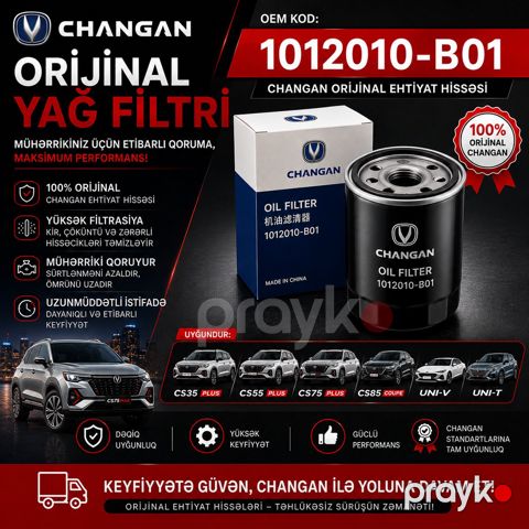 Changan yağ filteri