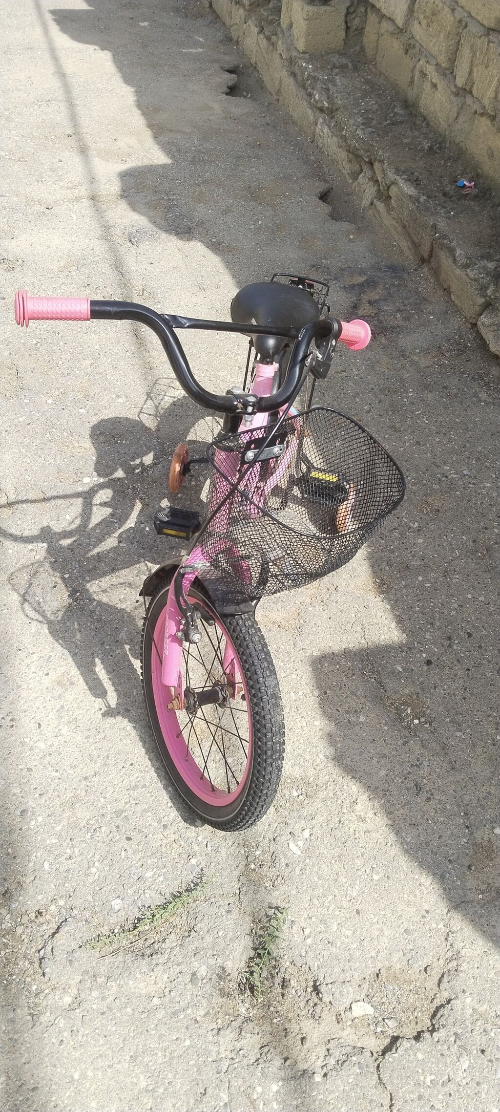 Uşaq velosipedi – Crosser, 16 düymlük - Rəng: çəhrayı-qara - Çərçivə — Uşaq velosipedləri, Güzdək (8)